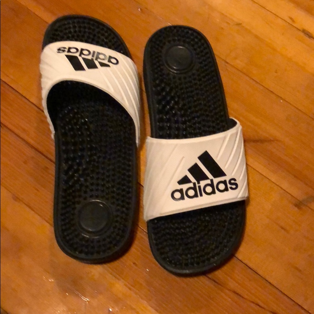 Adidas slide sandals - worn once!